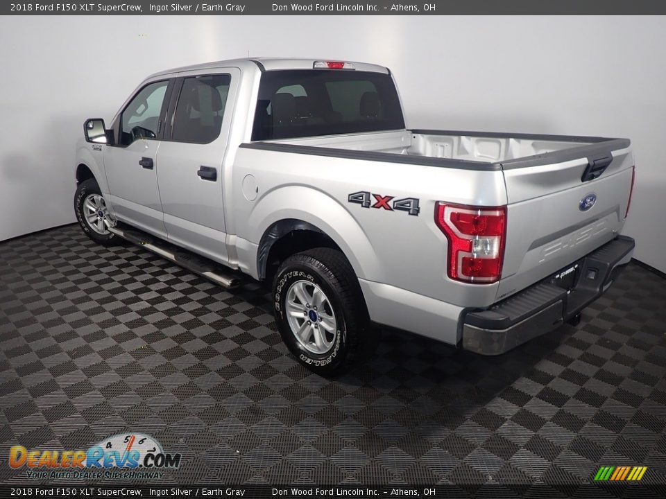 2018 Ford F150 XLT SuperCrew Ingot Silver / Earth Gray Photo #12
