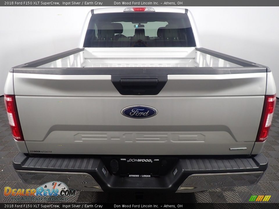 2018 Ford F150 XLT SuperCrew Ingot Silver / Earth Gray Photo #13