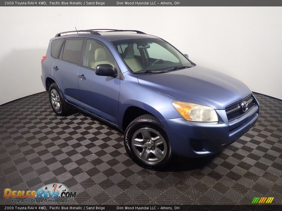 2009 Toyota RAV4 4WD Pacific Blue Metallic / Sand Beige Photo #2