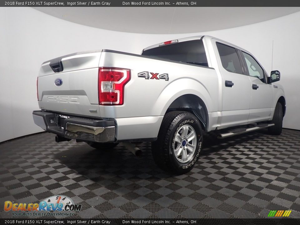 2018 Ford F150 XLT SuperCrew Ingot Silver / Earth Gray Photo #15