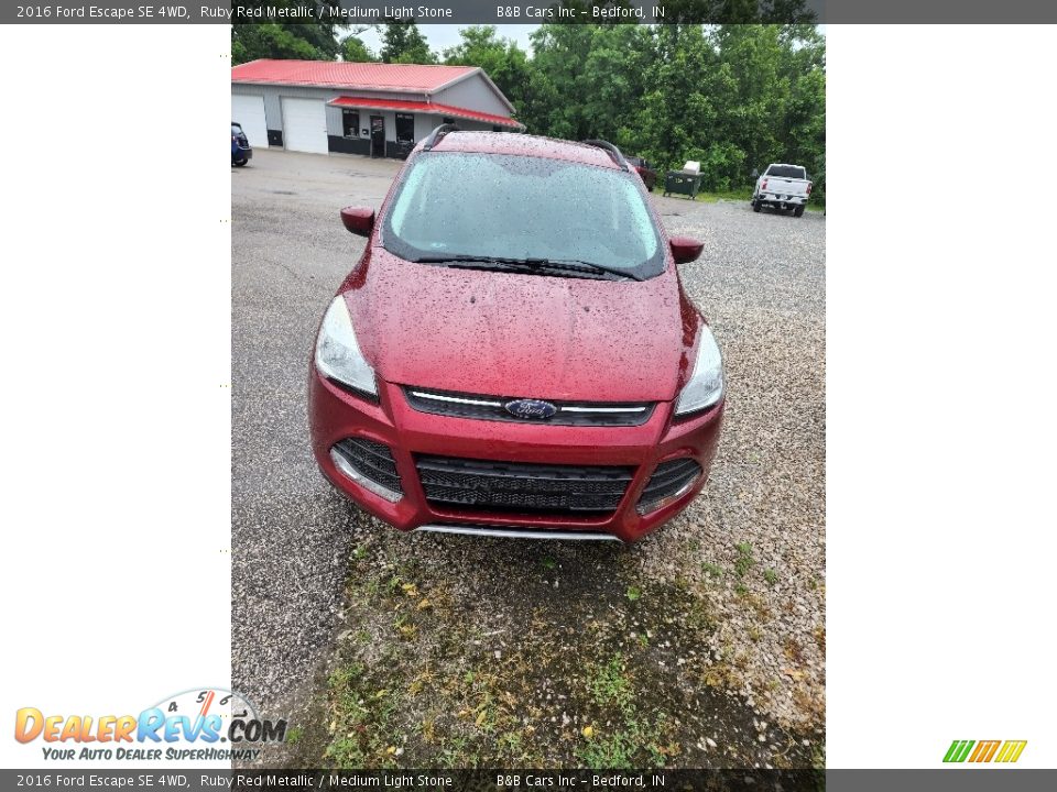 2016 Ford Escape SE 4WD Ruby Red Metallic / Medium Light Stone Photo #2