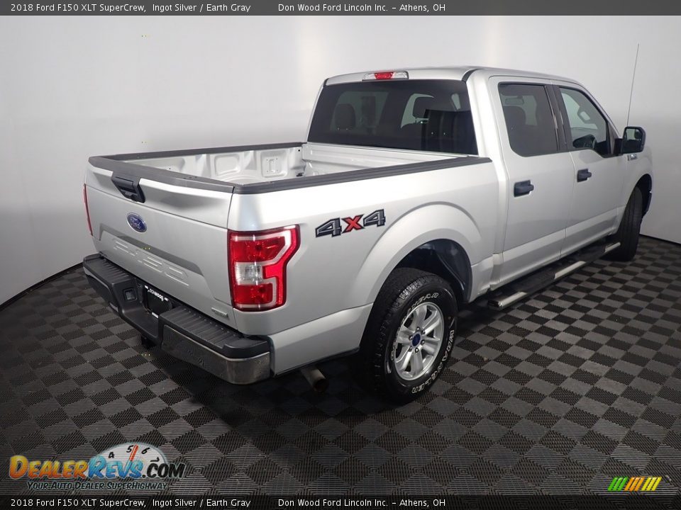 2018 Ford F150 XLT SuperCrew Ingot Silver / Earth Gray Photo #16