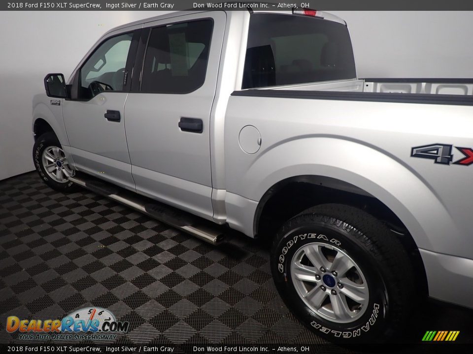 2018 Ford F150 XLT SuperCrew Ingot Silver / Earth Gray Photo #17