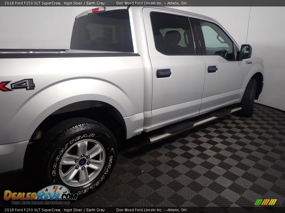 2018 Ford F150 XLT SuperCrew Ingot Silver / Earth Gray Photo #18