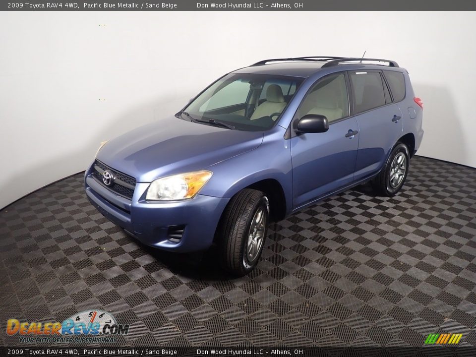 2009 Toyota RAV4 4WD Pacific Blue Metallic / Sand Beige Photo #7