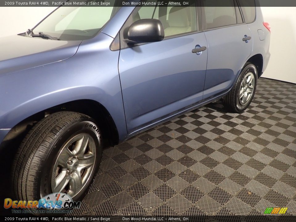 2009 Toyota RAV4 4WD Pacific Blue Metallic / Sand Beige Photo #8
