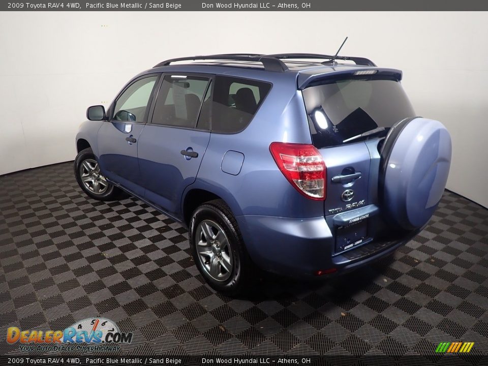 2009 Toyota RAV4 4WD Pacific Blue Metallic / Sand Beige Photo #9