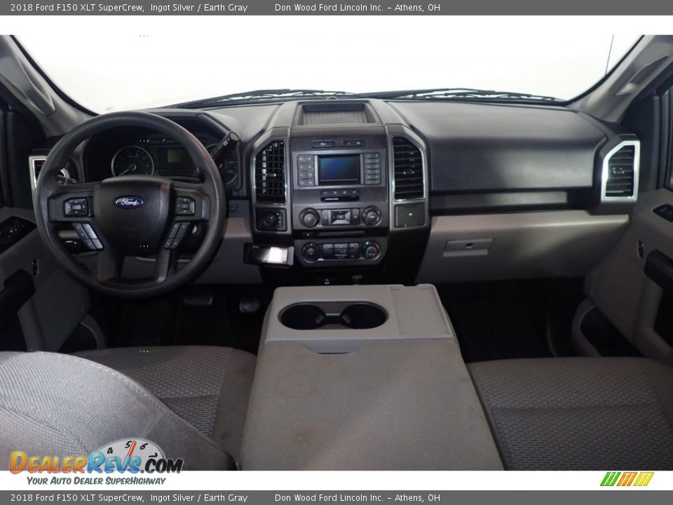 2018 Ford F150 XLT SuperCrew Ingot Silver / Earth Gray Photo #24