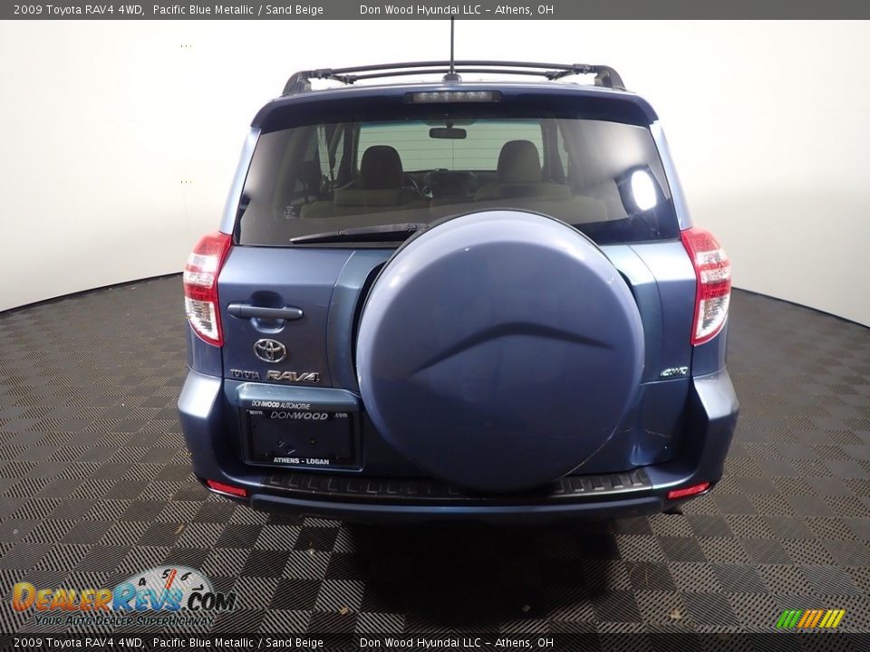 2009 Toyota RAV4 4WD Pacific Blue Metallic / Sand Beige Photo #10
