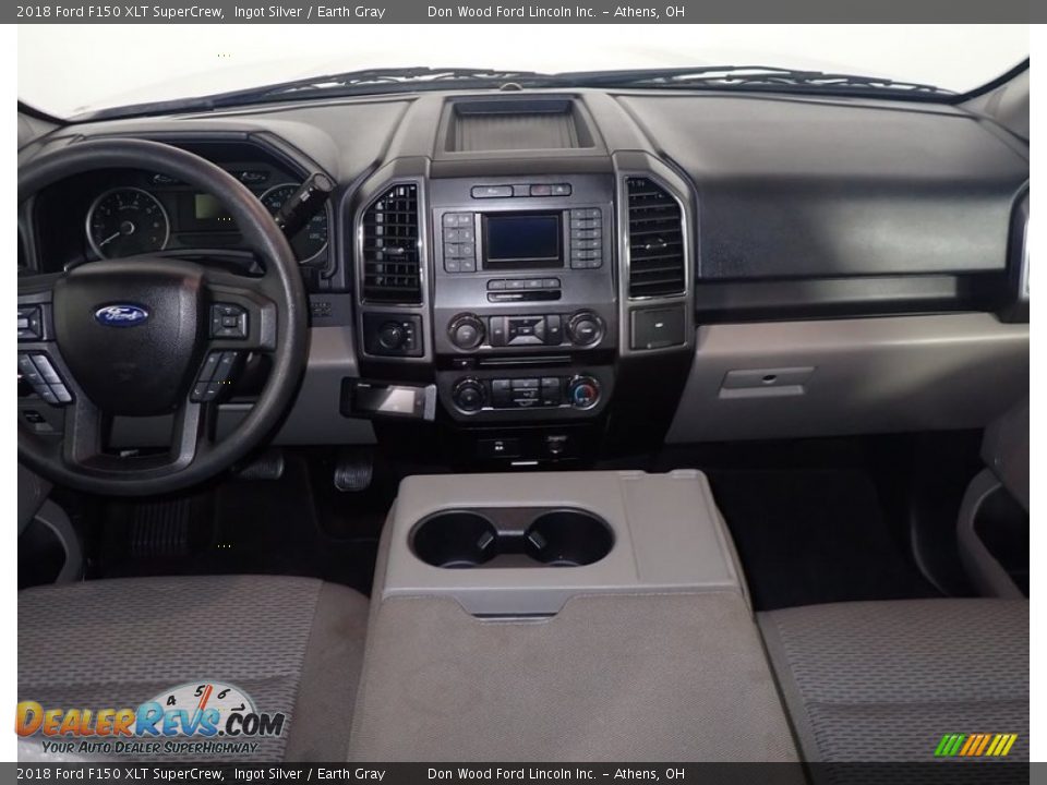 2018 Ford F150 XLT SuperCrew Ingot Silver / Earth Gray Photo #25