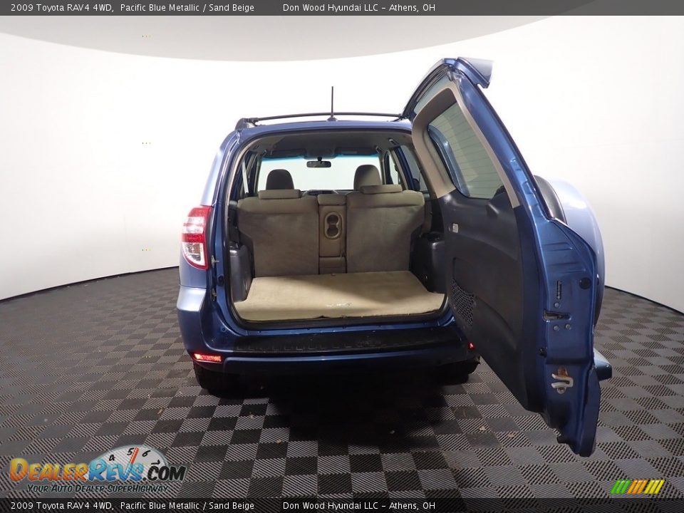 2009 Toyota RAV4 4WD Pacific Blue Metallic / Sand Beige Photo #11