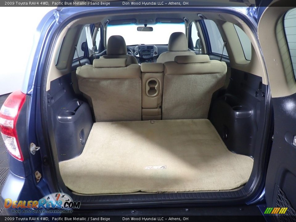 2009 Toyota RAV4 4WD Pacific Blue Metallic / Sand Beige Photo #12