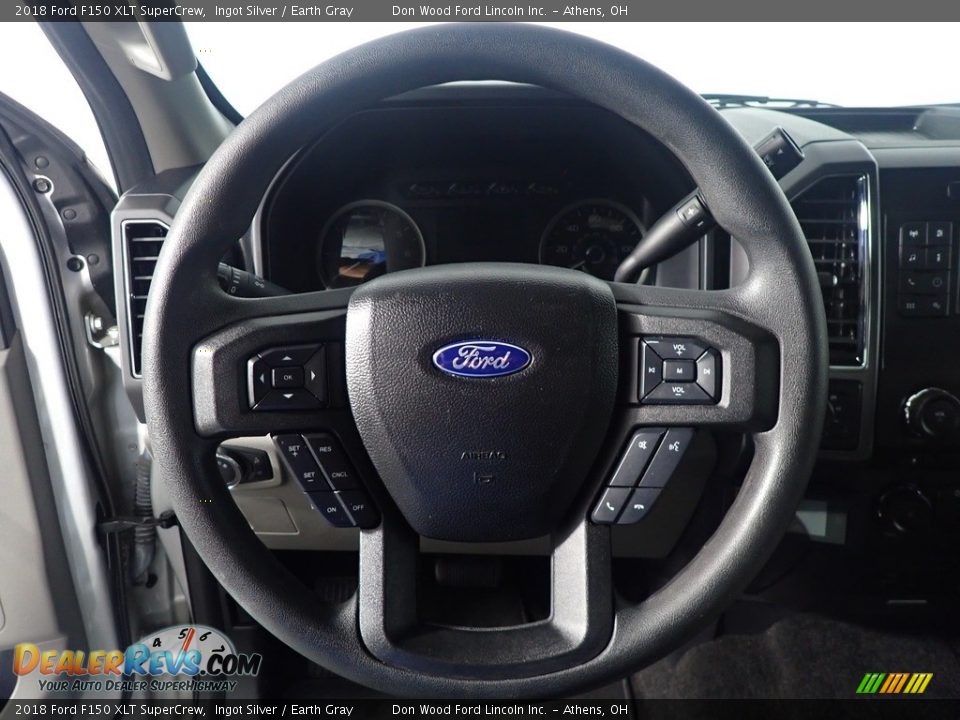 2018 Ford F150 XLT SuperCrew Ingot Silver / Earth Gray Photo #27