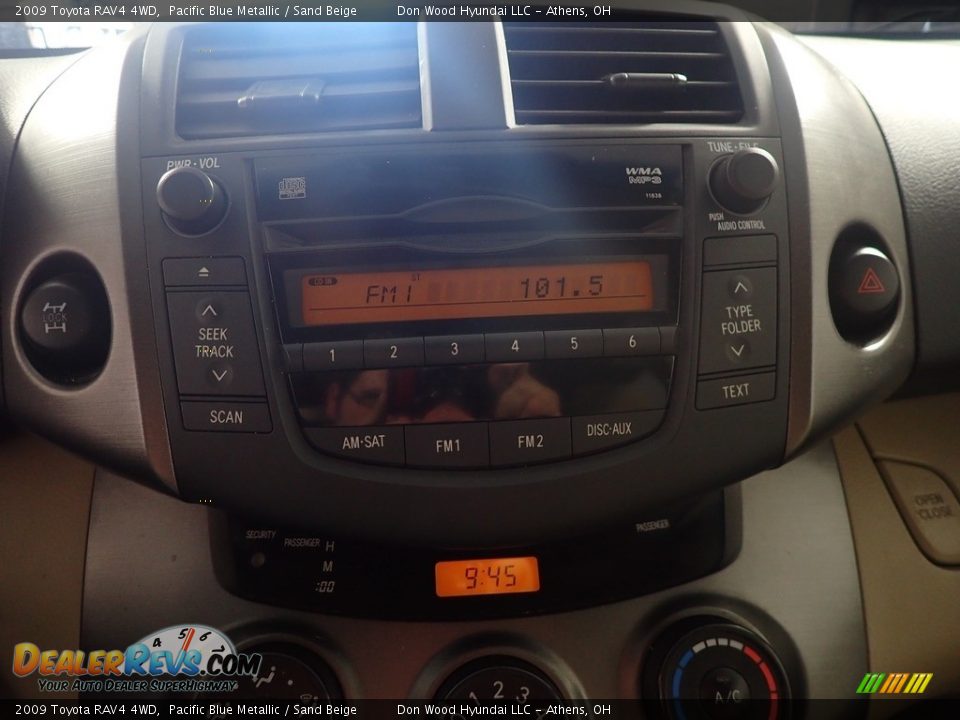 2009 Toyota RAV4 4WD Pacific Blue Metallic / Sand Beige Photo #16