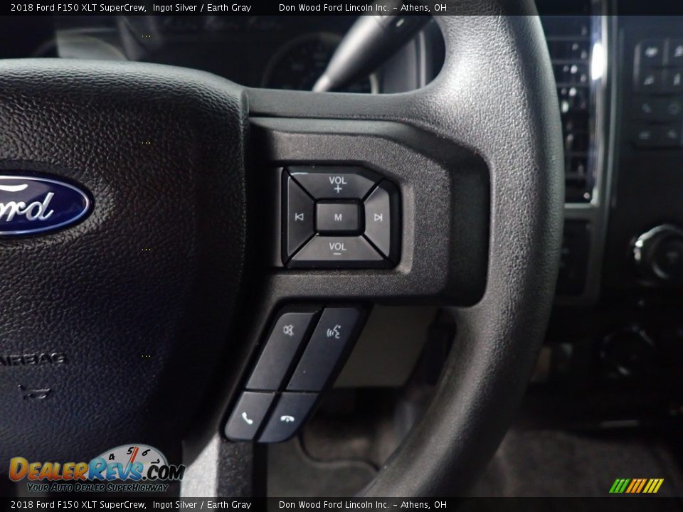 2018 Ford F150 XLT SuperCrew Ingot Silver / Earth Gray Photo #30