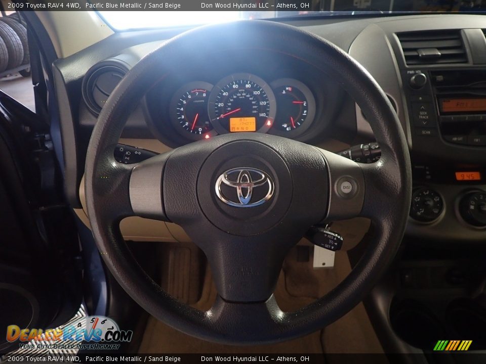2009 Toyota RAV4 4WD Pacific Blue Metallic / Sand Beige Photo #17