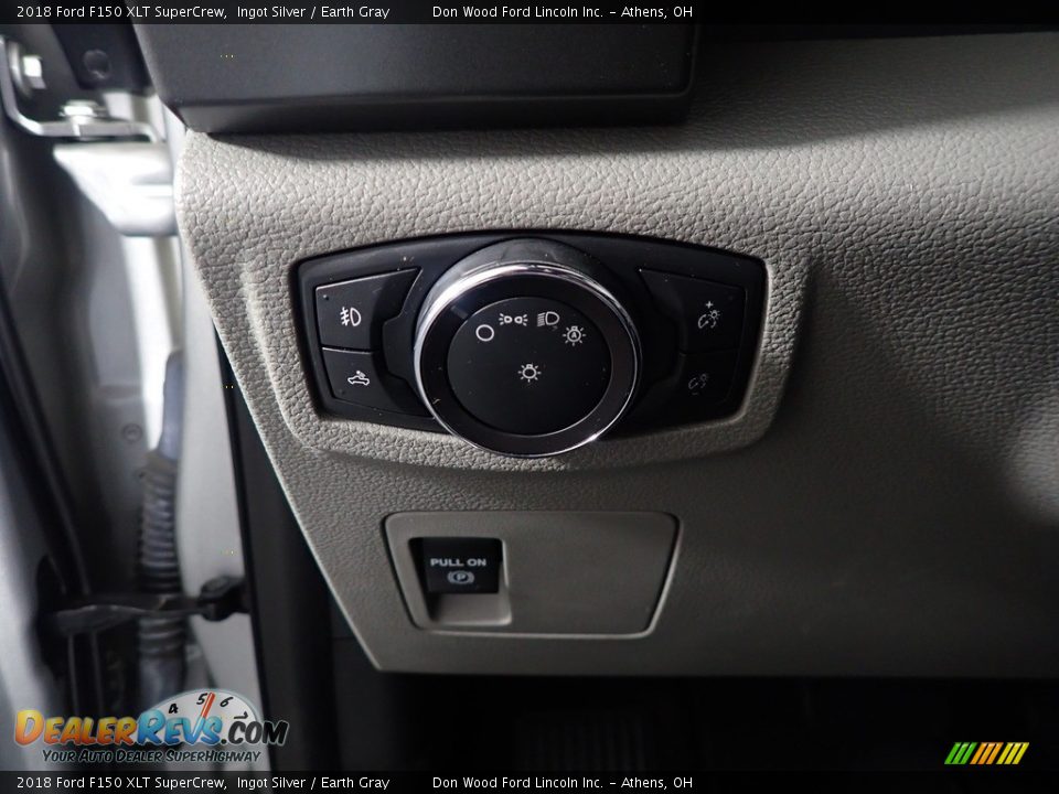 2018 Ford F150 XLT SuperCrew Ingot Silver / Earth Gray Photo #31