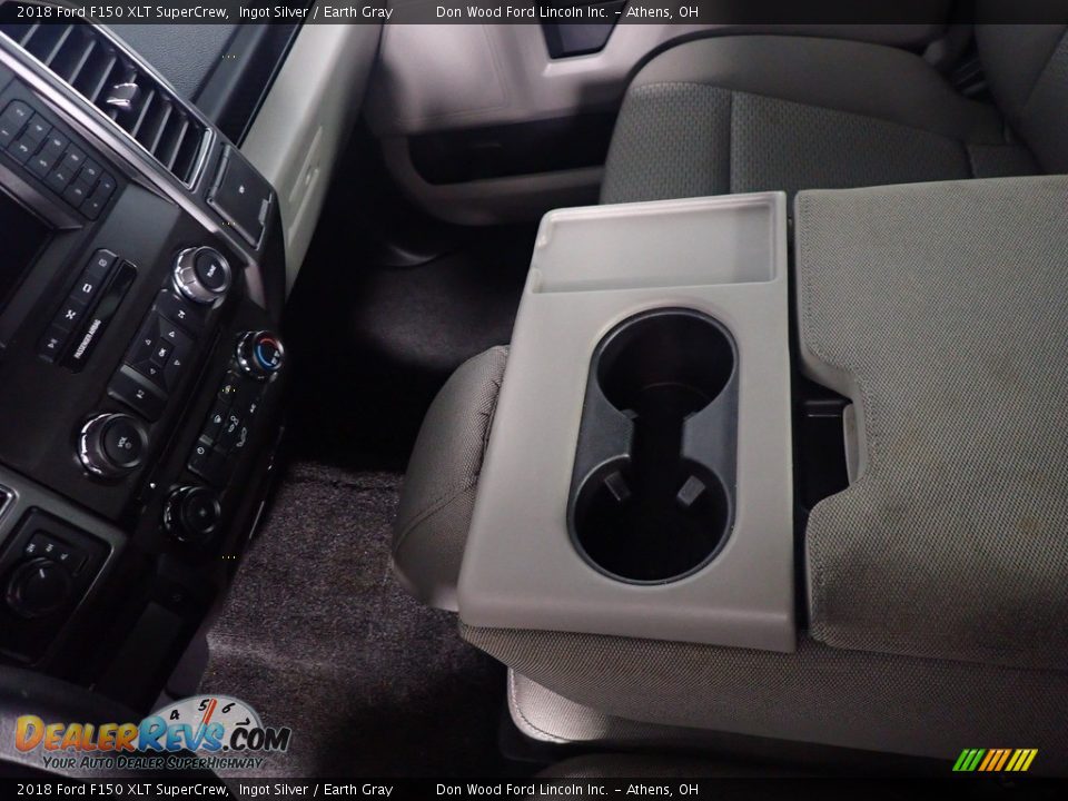 2018 Ford F150 XLT SuperCrew Ingot Silver / Earth Gray Photo #33
