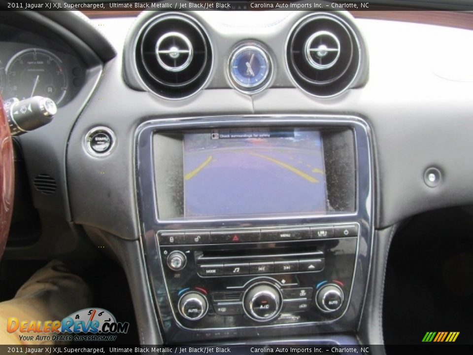 2011 Jaguar XJ XJL Supercharged Ultimate Black Metallic / Jet Black/Jet Black Photo #15