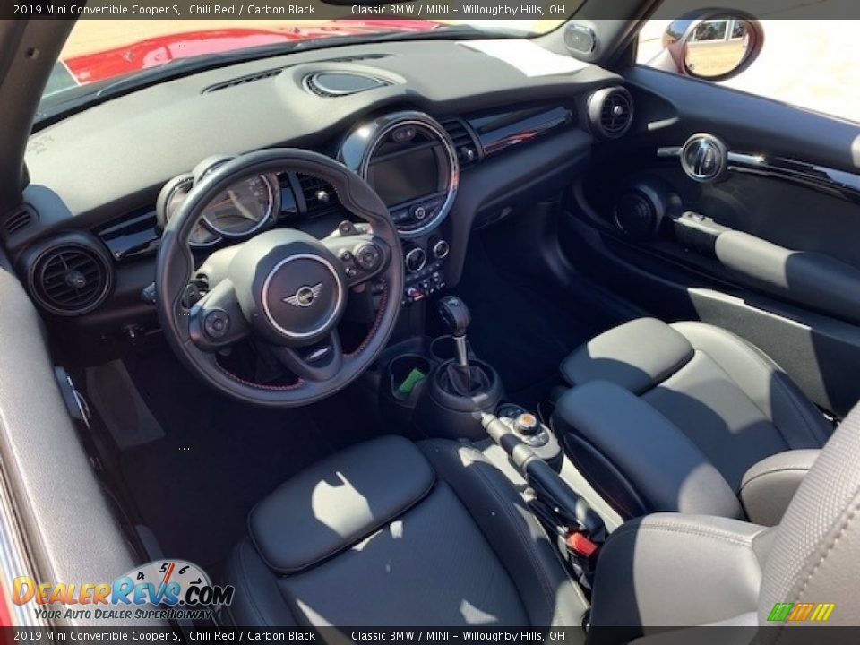 2019 Mini Convertible Cooper S Chili Red / Carbon Black Photo #3