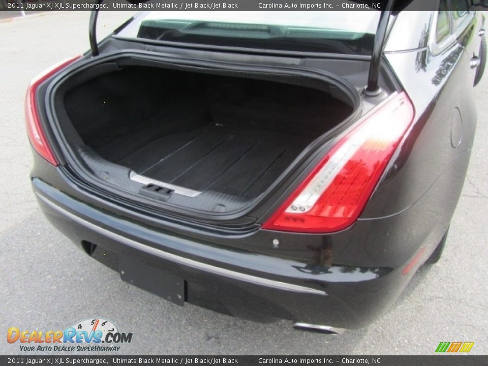 2011 Jaguar XJ XJL Supercharged Ultimate Black Metallic / Jet Black/Jet Black Photo #20