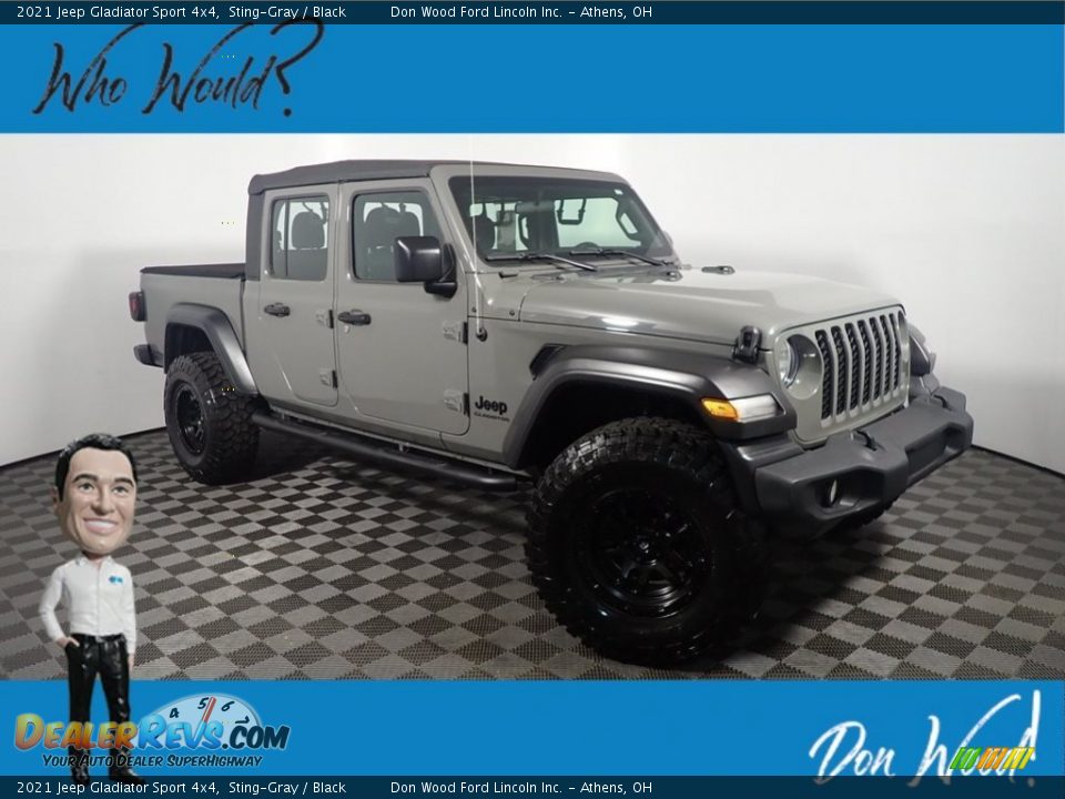 2021 Jeep Gladiator Sport 4x4 Sting-Gray / Black Photo #1