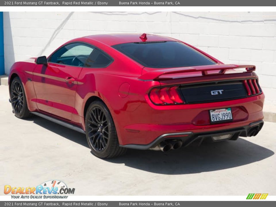 2021 Ford Mustang GT Fastback Rapid Red Metallic / Ebony Photo #2