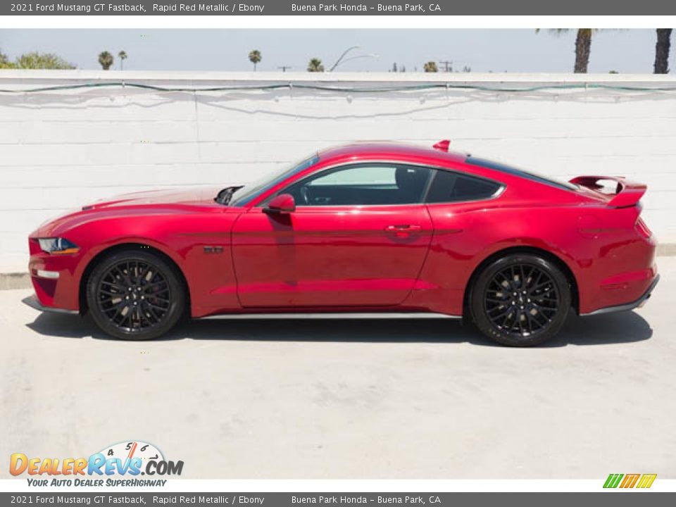 Rapid Red Metallic 2021 Ford Mustang GT Fastback Photo #8