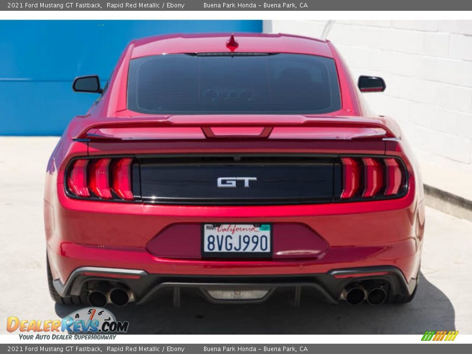 2021 Ford Mustang GT Fastback Rapid Red Metallic / Ebony Photo #9