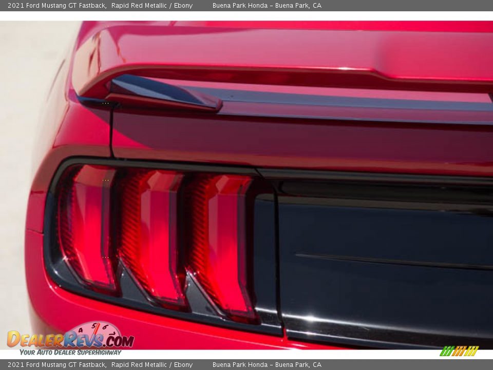 2021 Ford Mustang GT Fastback Rapid Red Metallic / Ebony Photo #10