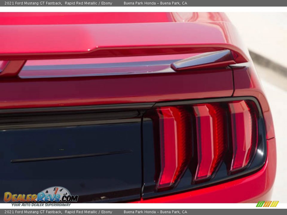 2021 Ford Mustang GT Fastback Rapid Red Metallic / Ebony Photo #11