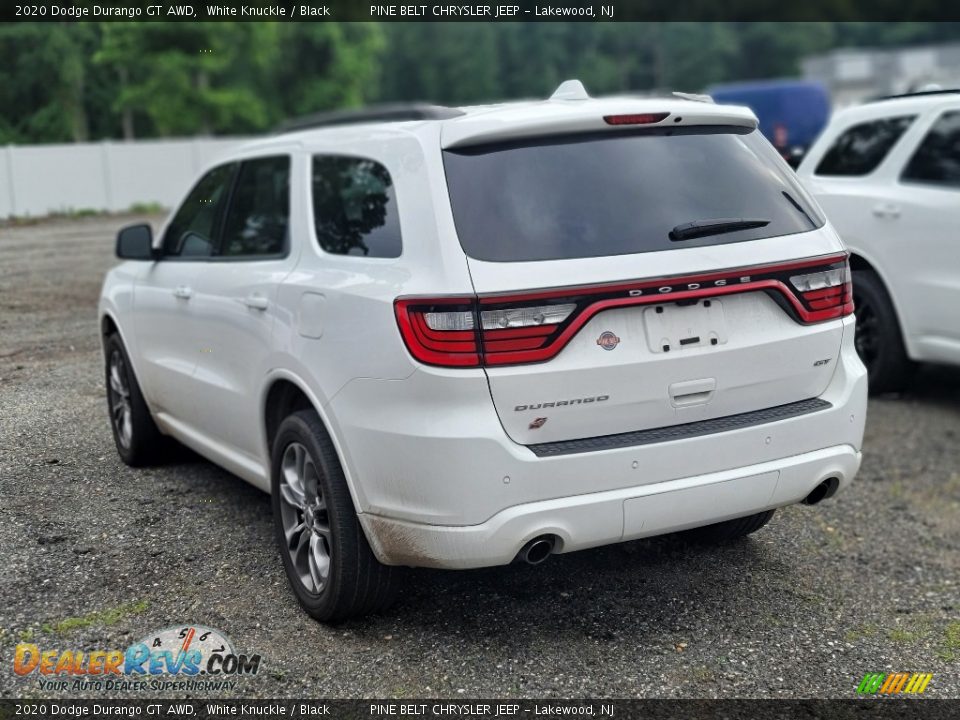 2020 Dodge Durango GT AWD White Knuckle / Black Photo #8