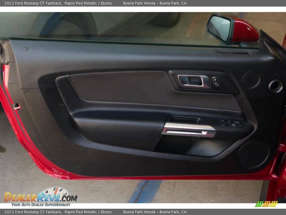 Door Panel of 2021 Ford Mustang GT Fastback Photo #24