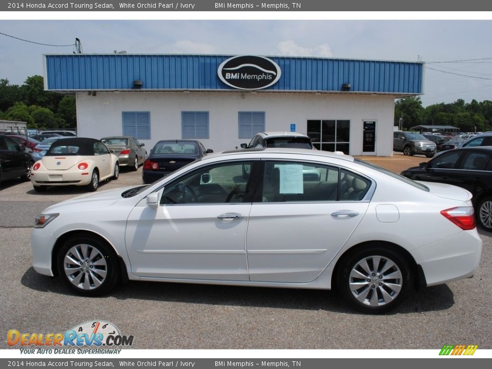 2014 Honda Accord Touring Sedan White Orchid Pearl / Ivory Photo #2