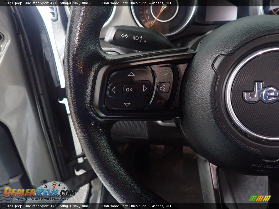 2021 Jeep Gladiator Sport 4x4 Sting-Gray / Black Photo #29