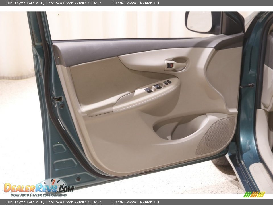 2009 Toyota Corolla LE Capri Sea Green Metallic / Bisque Photo #4