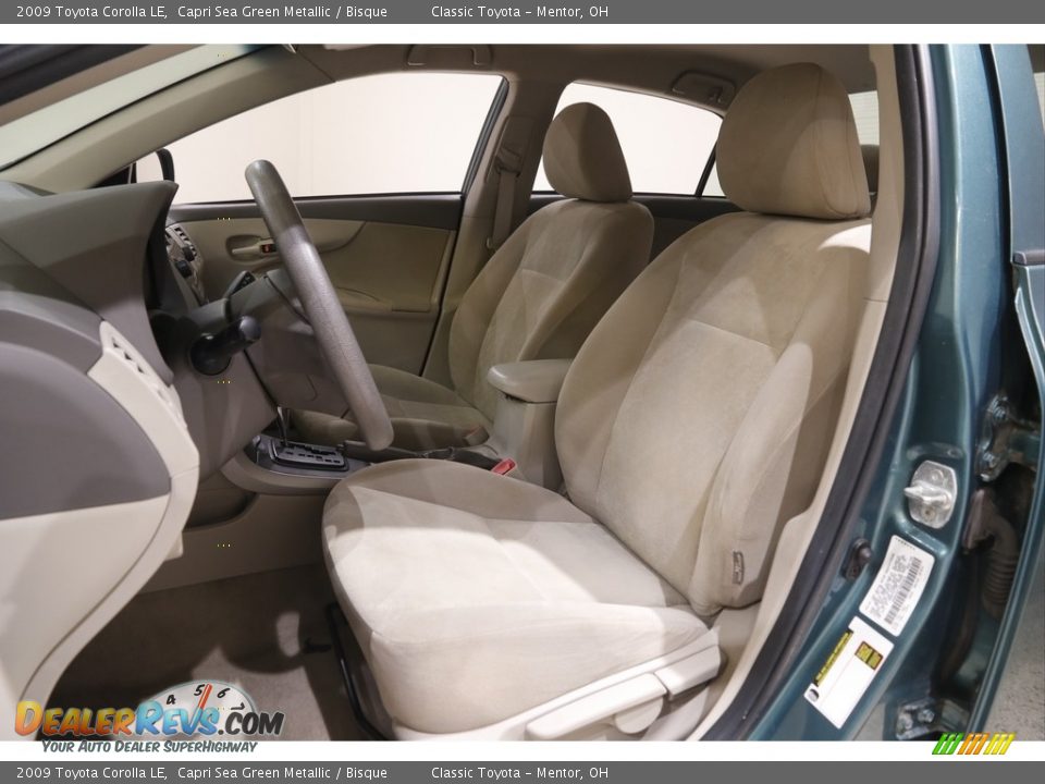 2009 Toyota Corolla LE Capri Sea Green Metallic / Bisque Photo #5