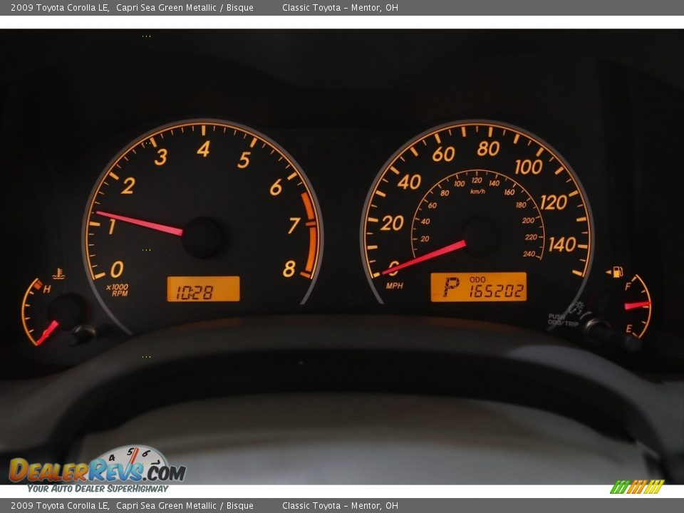 2009 Toyota Corolla LE Capri Sea Green Metallic / Bisque Photo #7