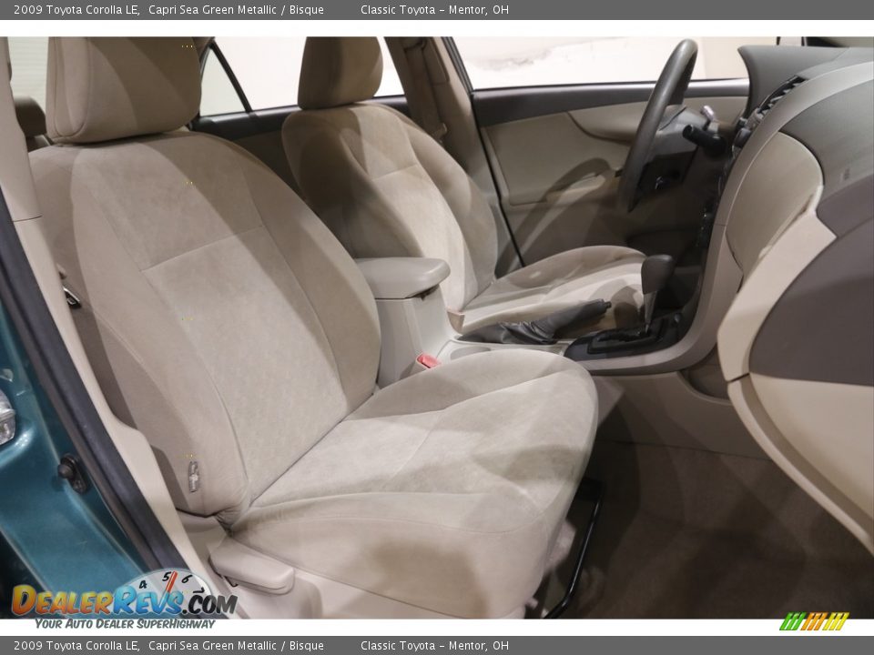 2009 Toyota Corolla LE Capri Sea Green Metallic / Bisque Photo #12