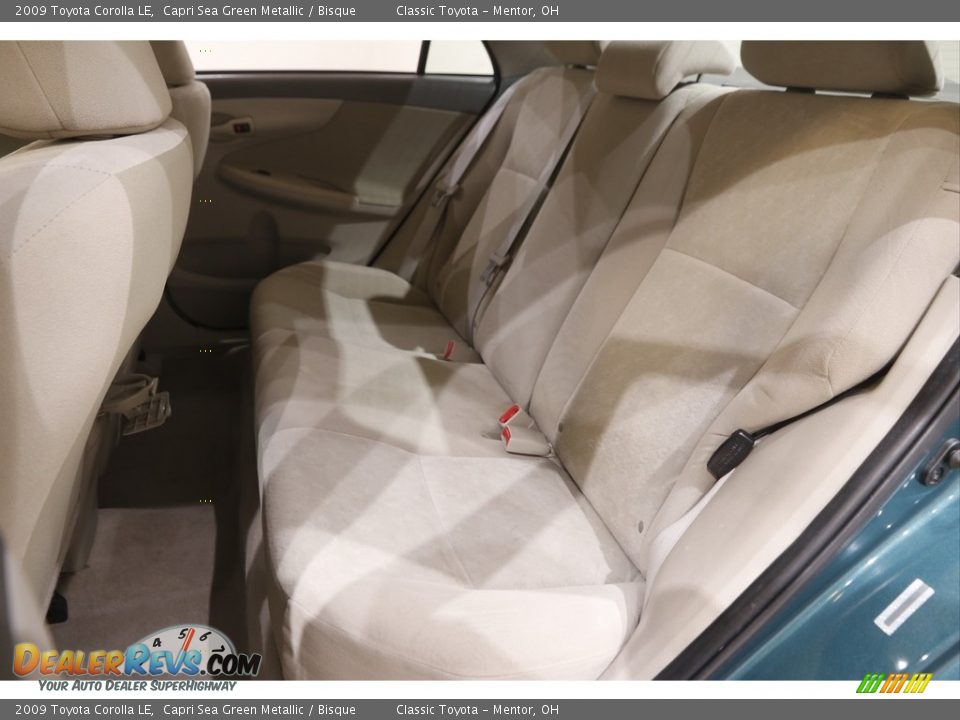 2009 Toyota Corolla LE Capri Sea Green Metallic / Bisque Photo #14