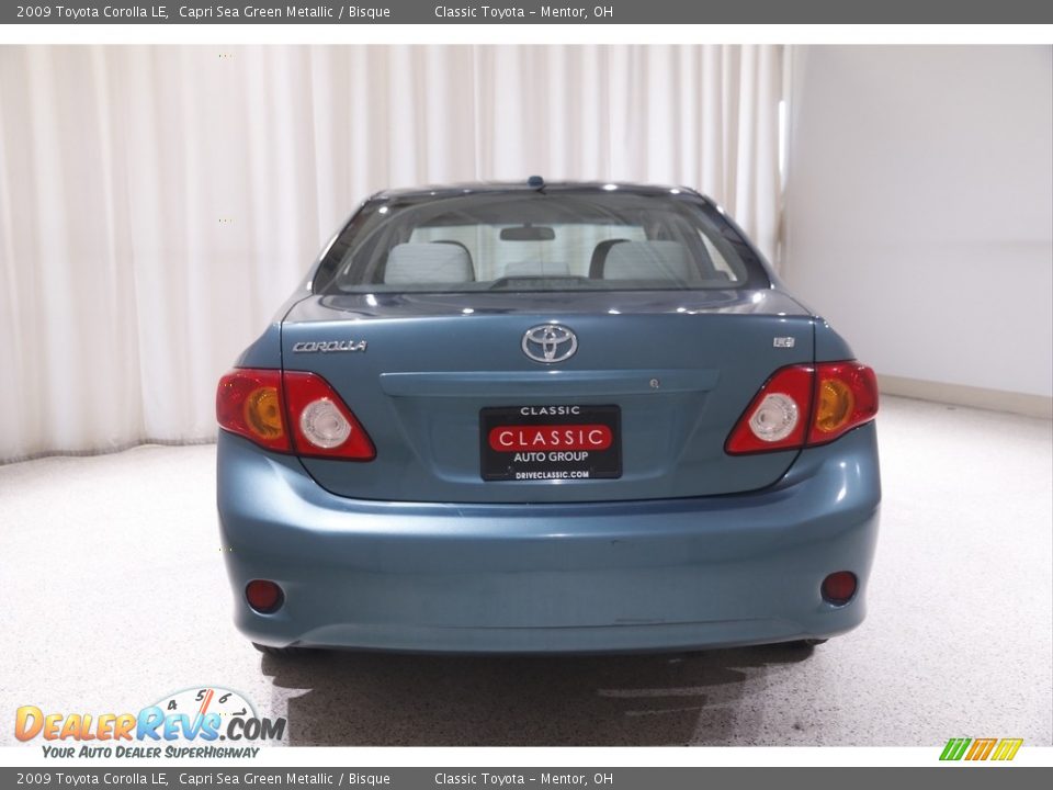 2009 Toyota Corolla LE Capri Sea Green Metallic / Bisque Photo #15