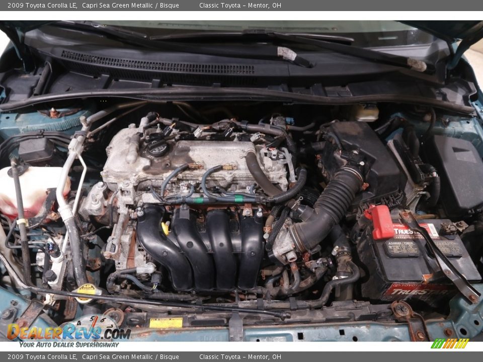 2009 Toyota Corolla LE Capri Sea Green Metallic / Bisque Photo #16