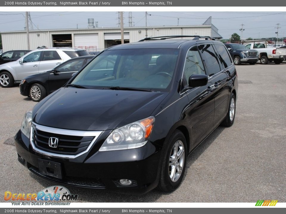 2008 Honda Odyssey Touring Nighthawk Black Pearl / Ivory Photo #1