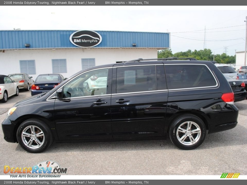 2008 Honda Odyssey Touring Nighthawk Black Pearl / Ivory Photo #2