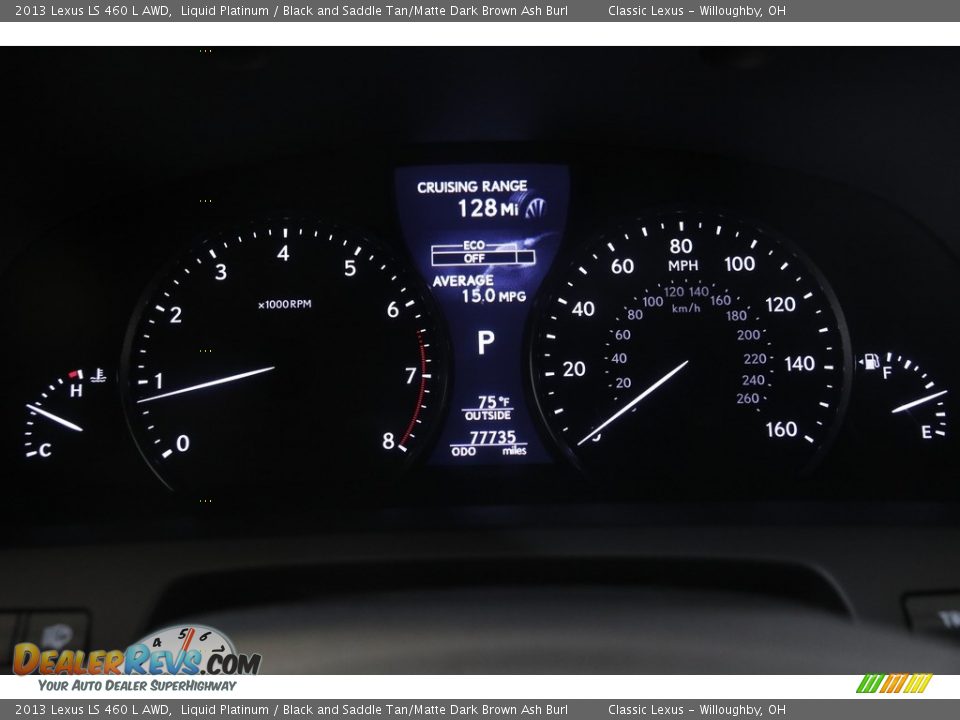 2013 Lexus LS 460 L AWD Gauges Photo #8