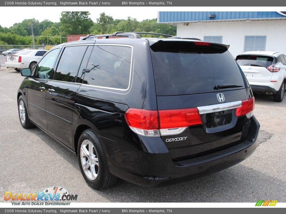 2008 Honda Odyssey Touring Nighthawk Black Pearl / Ivory Photo #3