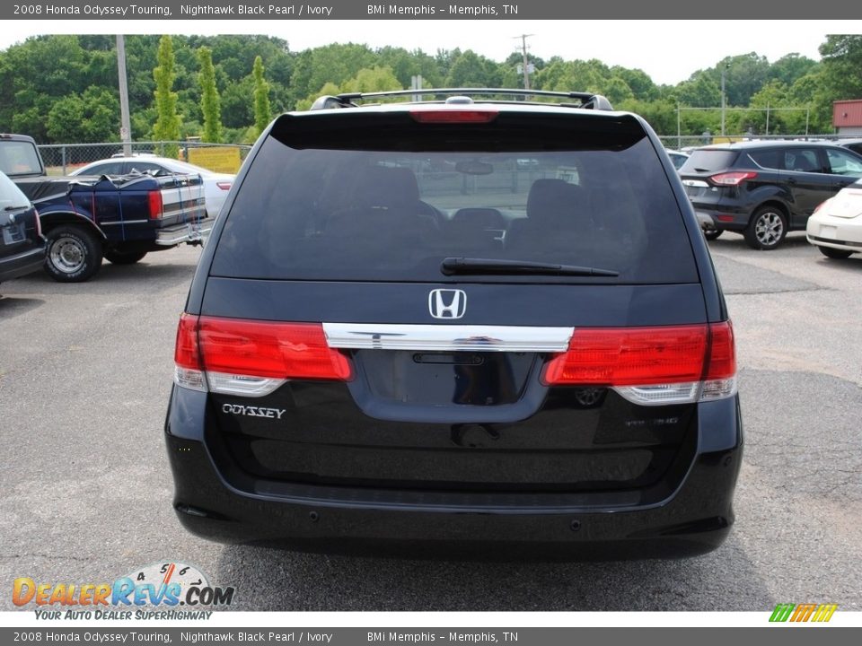 2008 Honda Odyssey Touring Nighthawk Black Pearl / Ivory Photo #4