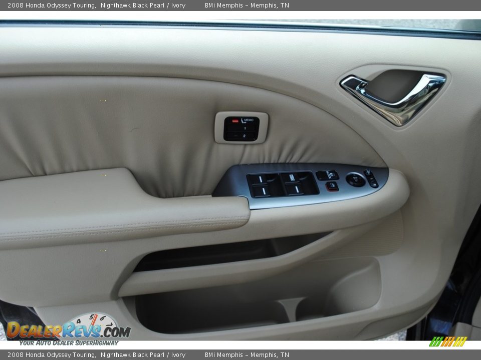 2008 Honda Odyssey Touring Nighthawk Black Pearl / Ivory Photo #10