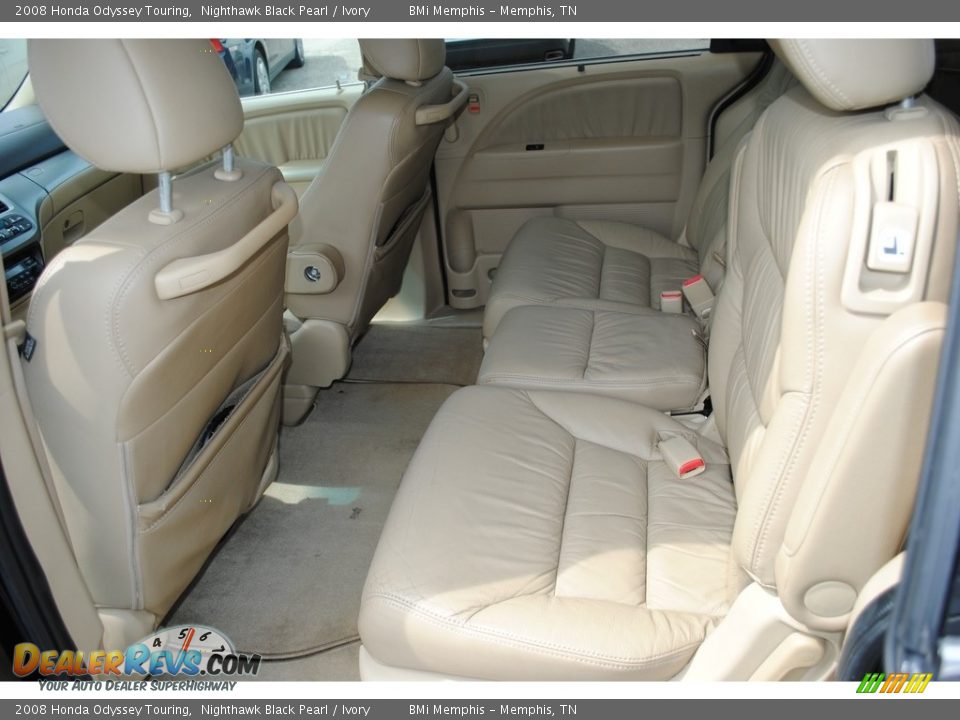 2008 Honda Odyssey Touring Nighthawk Black Pearl / Ivory Photo #24