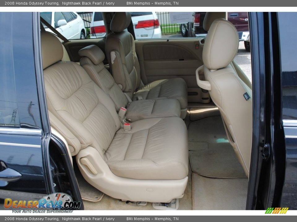 2008 Honda Odyssey Touring Nighthawk Black Pearl / Ivory Photo #27